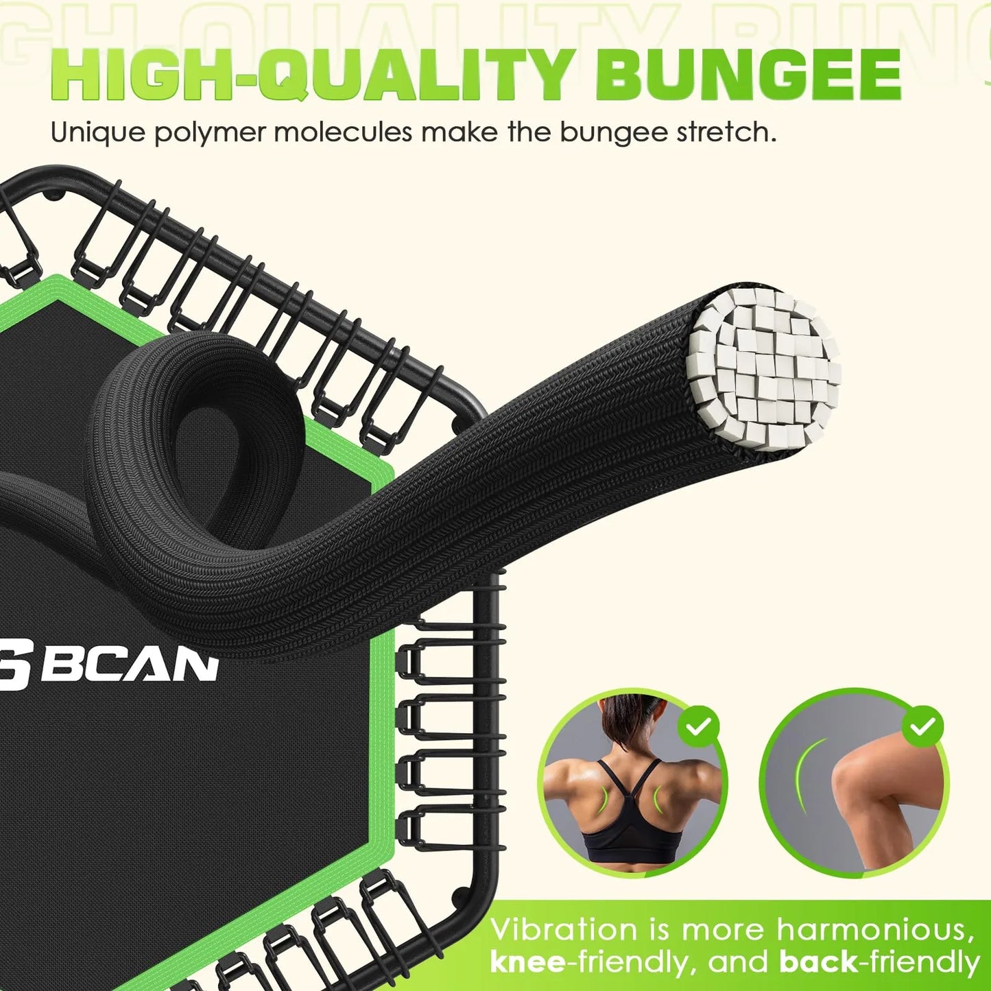Bcan BT7 Hexagonal Adult Mini Bungee Trampoline