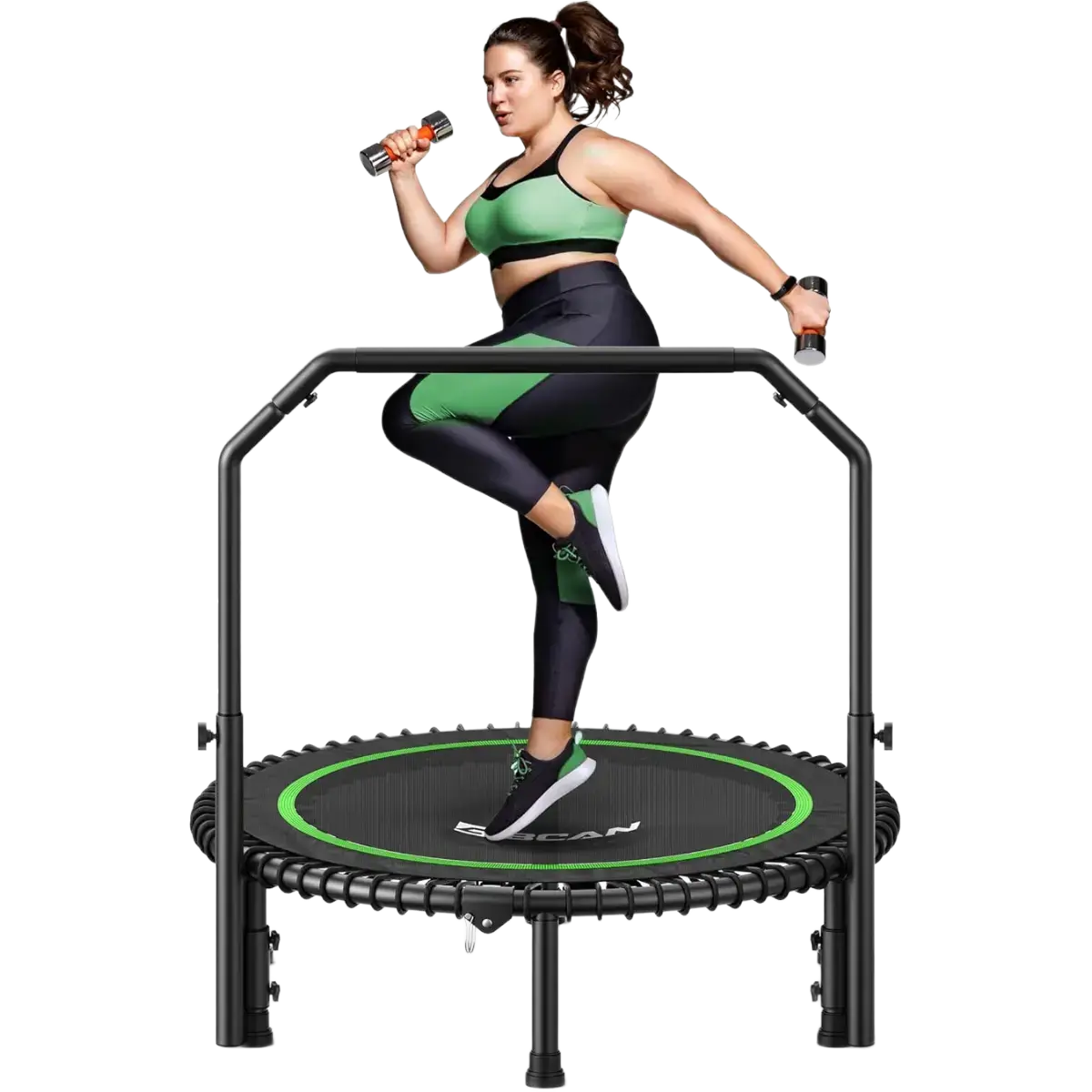 BCAN BT2 Foldable Adult Mini Bungee Trampoline
