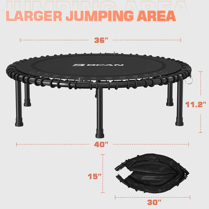 BCAN BT2 Foldable Adult Mini Bungee Trampoline