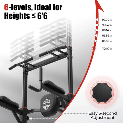 Sportsroyals PT2 Pull-Up Tower With Triangle Base
