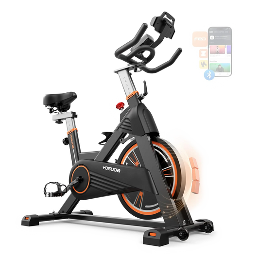Yosuda EB2 Fully-Adjustable Indoor Cycling Bike with 350 LBS Capacity